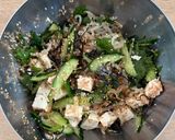 もやしと豆腐♡塩昆布おかかサラダ作り方4写真