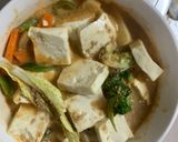 お一人様クリーミートマト味噌味豆腐野菜炒作り方20写真