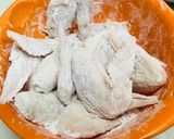 コショウたっぷり！甘辛手羽先の揚げ物作り方4写真
