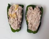 レンチンで！ピーマンのツナコーン詰め🌽作り方4写真