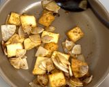 箸が止まらん♡厚揚げと焼き大根の甘辛生姜炒め作り方4写真