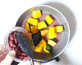 かぼちゃといんげん豆のパパッと煮作り方2写真