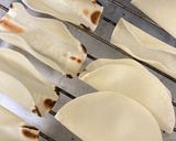 餃子の皮タコス風作り方4写真