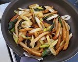 おかか香る♡ねぎとさつま揚げの旨きんぴら作り方3写真