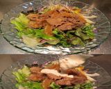 美味ドレチーズタルタルイタドレ焼肉サラダ作り方2写真