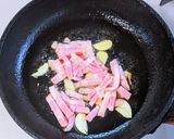 ほうれん草カルボナーラ作り方5写真