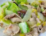 ご飯が秒殺♪ 白菜と豚バラ肉の塩あんかけ作り方8写真