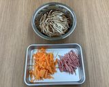 【大崎市】ごぼうサラダ【学校給食】作り方1写真