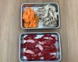 【大崎市】牛肉とごぼうの煮物【食育】作り方1写真