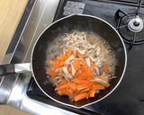 【大崎市】牛肉とごぼうの煮物【食育】作り方3写真