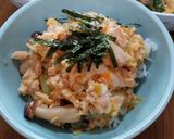 朝たん☆スクランブル親子丼作り方14写真