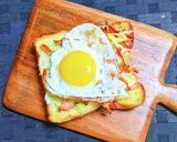 ねぎチャーシューチーズトースト作り方5写真