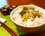 秋の味覚♪ほっこり栗ご飯♪作り方4写真