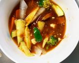 根菜茄子中華風ハヤシライス味温野菜サラダ作り方13写真