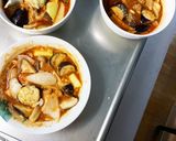 根菜茄子中華風ハヤシライス味温野菜サラダ作り方17写真