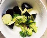 レンジ肉無豆腐きな粉梅パスタ味野菜炒め作り方8写真