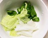 レンジ肉無豆腐きな粉梅パスタ味野菜炒め作り方9写真