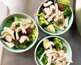 レンジ肉無豆腐きな粉梅パスタ味野菜炒め作り方11写真