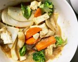 レンジ肉無豆腐きな粉梅パスタ味野菜炒め作り方17写真