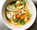 レンジ肉無豆腐きな粉梅パスタ味野菜炒め作り方18写真