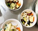 肉無ほんのりシーフードオイ照り春先炒め煮作り方10写真