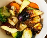 肉無ほんのりシーフードオイ照り春先炒め煮作り方13写真