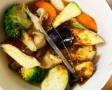 肉無ほんのりシーフードオイ照り春先炒め煮作り方14写真
