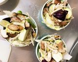 肉無チクワきな粉味噌カツ丼味野菜炒め作り方11写真