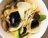 肉無チクワきな粉味噌カツ丼味野菜炒め作り方16写真
