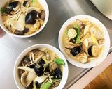 肉無チクワきな粉味噌カツ丼味野菜炒め作り方17写真