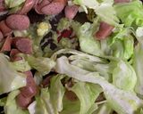 キャベツとソーセージのトマトスパゲッティ作り方6写真