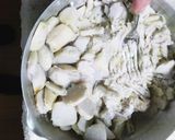 胡麻ドレッシング入り里芋サラダ作り方1写真
