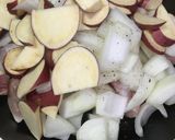 鶏肉さつま芋とアーモンドのオイスター炒め作り方3写真