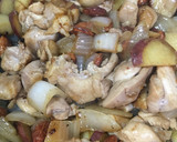 鶏肉さつま芋とアーモンドのオイスター炒め作り方6写真