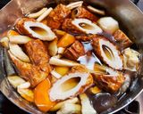 手作り切り干し大根と竹輪の煮物作り方7写真