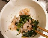 海老とほうれん草のナムル作り方3写真