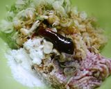 簡単！肉餃子　ピリ辛ネギ生姜風味作り方2写真
