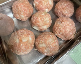我が家のスープ用作り置き肉団子①作り方5写真