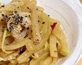 ハヤトウリの中華炒め（コンニャク豚肉入）作り方11写真