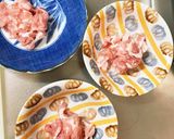 簡単ピリ辛きな粉焼肉豚こま大根青椒肉絲風作り方2写真