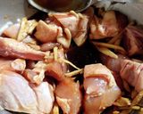 鶏の蒸物(鶏、椎茸と金針菜、木耳)作り方10写真