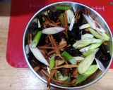 鶏の蒸物(鶏、椎茸と金針菜、木耳)作り方11写真