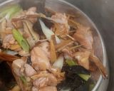 鶏の蒸物(鶏、椎茸と金針菜、木耳)作り方13写真