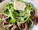 塩昆布バター・牛丼作り方7写真