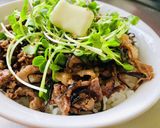 塩昆布バター・牛丼作り方8写真
