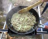 羽釜でチキンライス作り方4写真