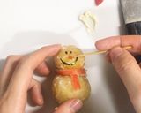 もちもち♡スノーマンのチーズボール作り方9写真
