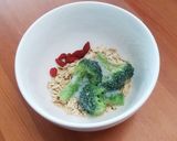 冷凍野菜で時短！オートミール納豆作り方1写真