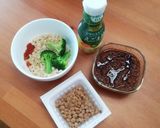 冷凍野菜で時短！オートミール納豆作り方5写真