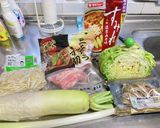 豚バラと野菜の味噌鍋!(^^)!作り方1写真